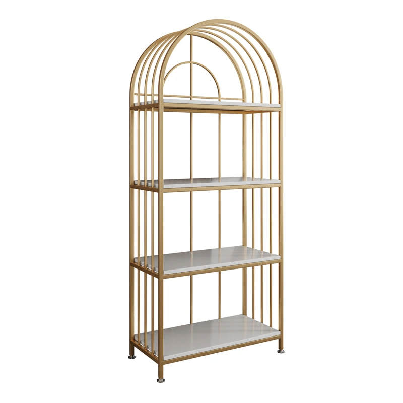 

Nordic Shelf Floor-to-ceiling multi-layer light luxury bookshelf Children's storage rack Living room storage rack