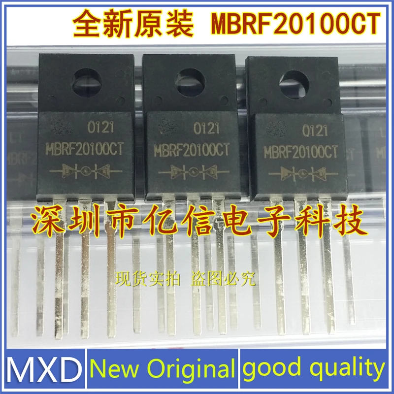 5Pcs/Lot New Original MBRF20100CT 20A/100V Schottky Tube Good Quality In Stock