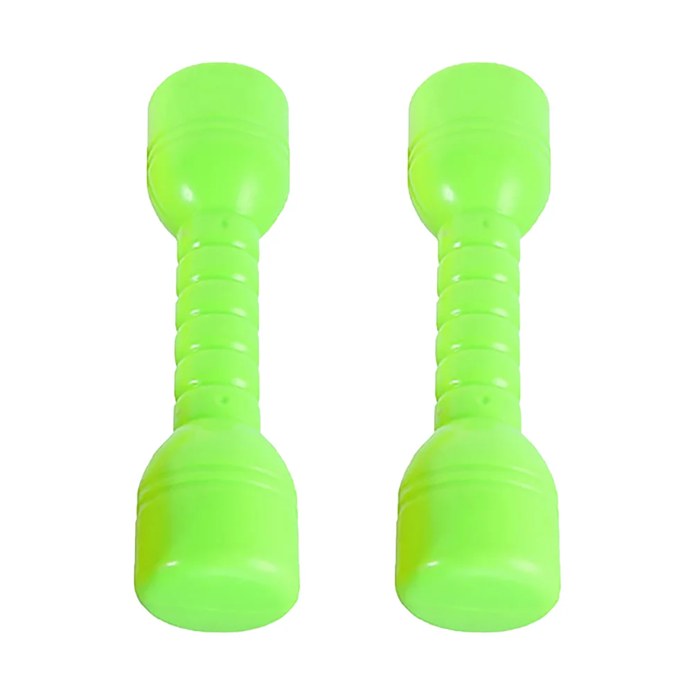 

2 Pcs Children's Dumbbell Barbells for Kindergarten Plastic Dumbbells Kids Small Exercise