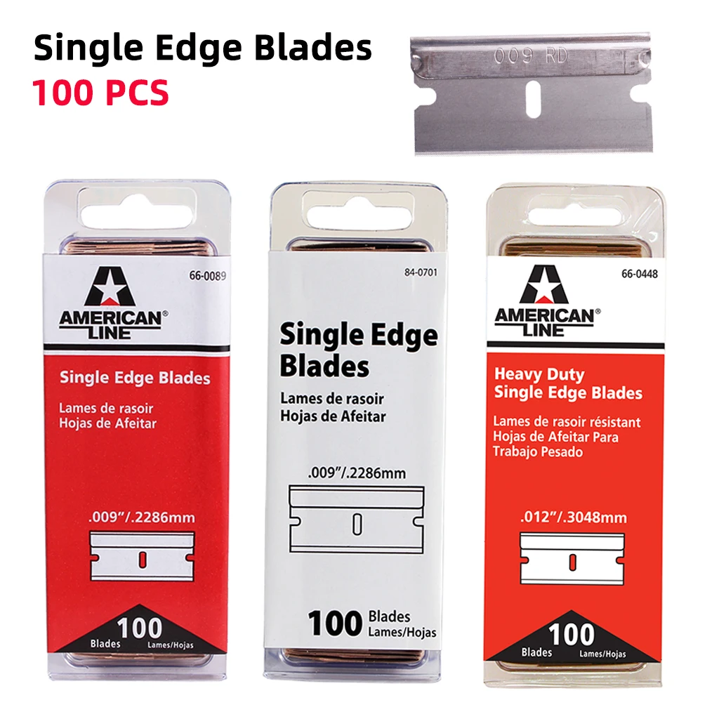 Single Edge Blades mobile phone repair cutting LCD Glue Removal Glass 009RD/012HD Heavy Duty cutting blade Single-Sided Blades