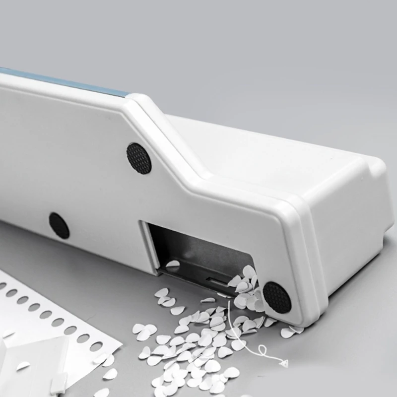 Verstellbarer 30-Loch-Papierstanzer zum Stanzen von Ordnern, Notizbüchern, Planern und Folien