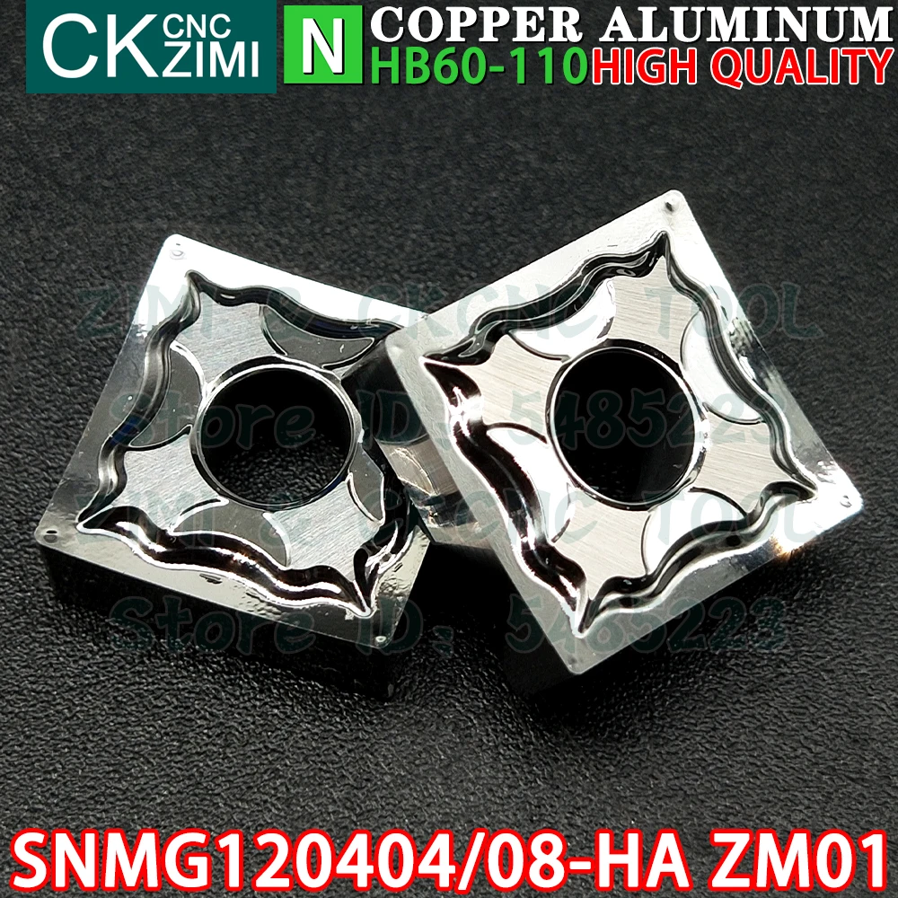 Imagem -05 - Inserções de Metal Duro Inserções de Torneamento Ferramentas Snmg1204 Snmg 1204 Cnc Cortador Mecânico Torno de Metal Ferramentas de Corte para Alumínio Snmg120404-ha Zm01 Snmg120408-ha Zm01
