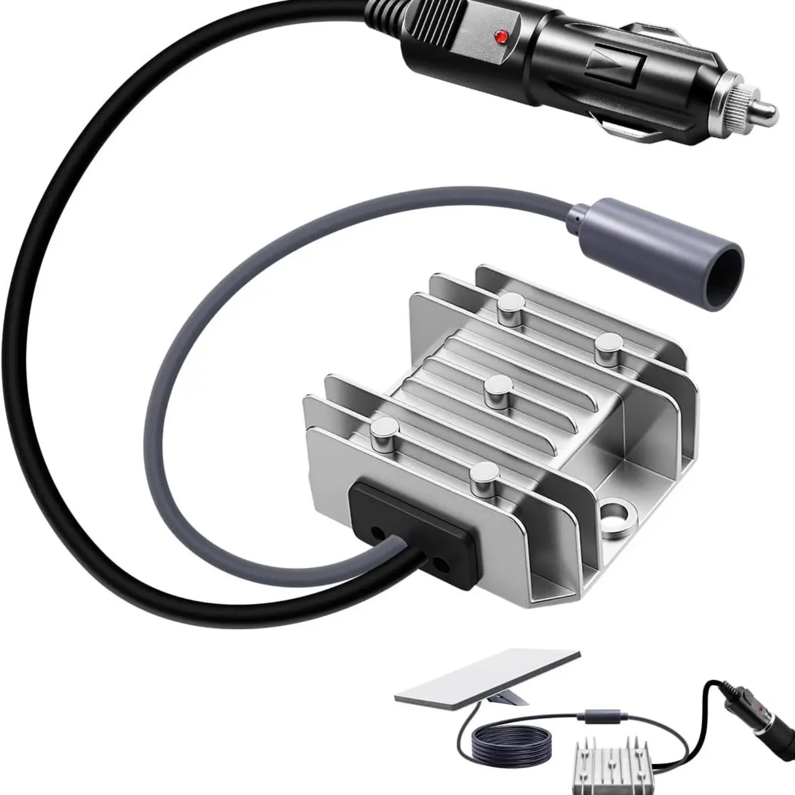 12V 24V to 30V 3.5A IP68 Waterproof Starlink Mini Car DC Power Adapter Converter