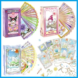 Tarot Card Cinnamoroll Hello Kitty Melody Kuromi Cards Board Game Deck Oracle Cards Party Playing Card Family Party Board Game