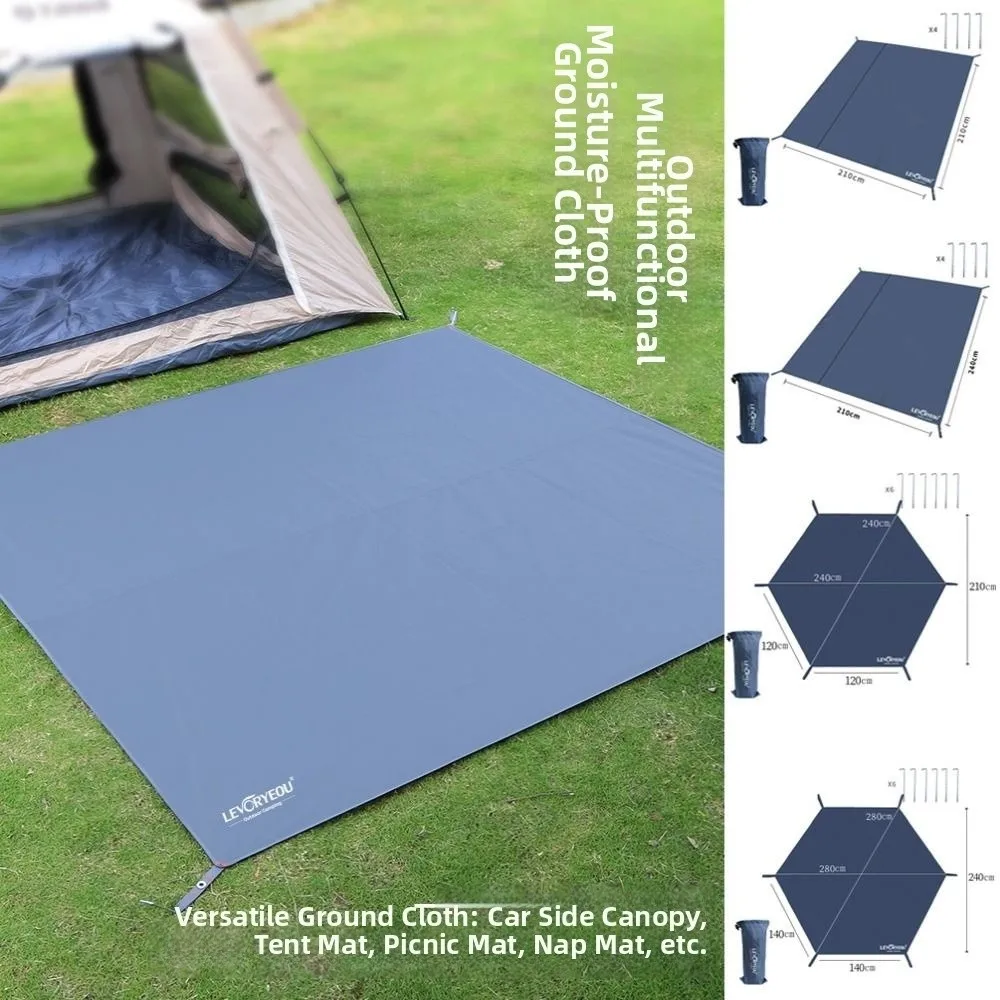 

Новый утолщенный ткань Оксфорд, водонепроницаемый брезент для палатки, влагостойкий с мешком, коврик для пикника, износостойкий пляжный брезент