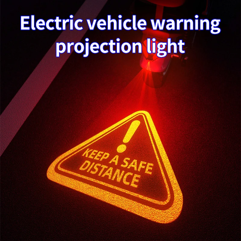 Electric vehicle lights, brake, turn, projection, rear lights, anti rear end collision cruise, night warning, flashing lights, d