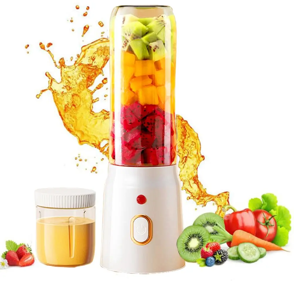 Portable Blender Rusty Steel Blade For Going Out To Fruit And Vegetable Juicer Kitchen Mini Detachable Blender