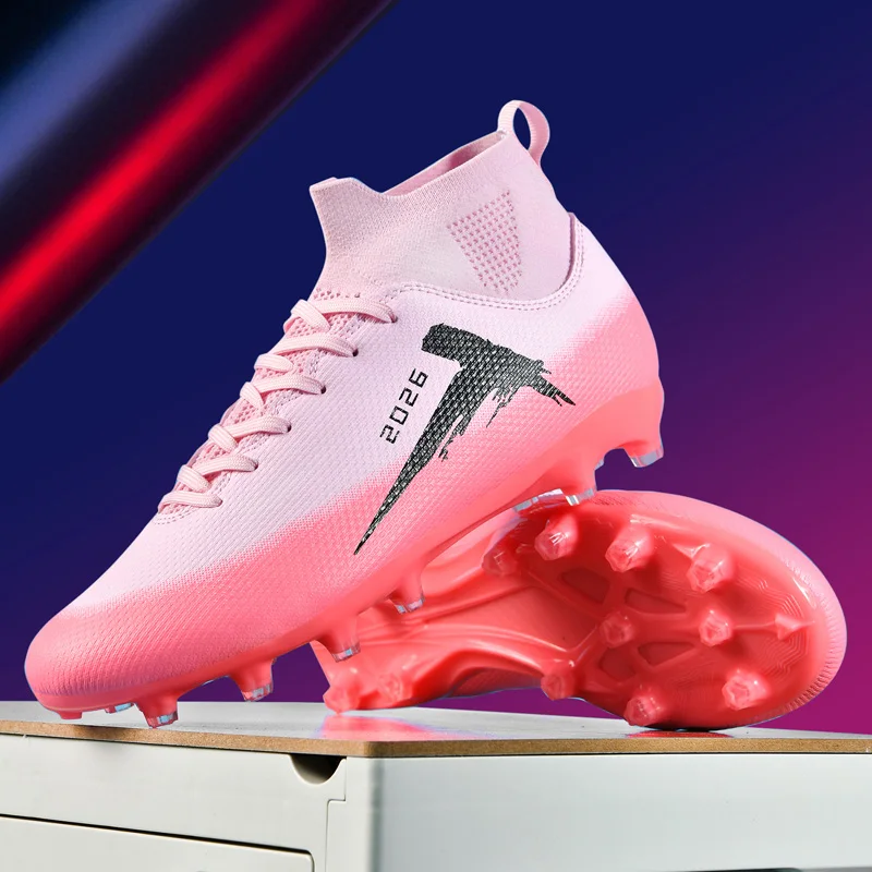 

Society Cleats Soccer Shoes Men Professional Football Boots Indoor Original Football Field Boots Ankle Sneakers Fast Training