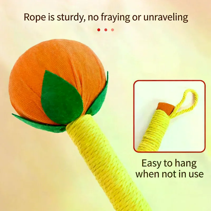 Ai Cao Meridian Massage Hammer Persimmon-Shaped Handheld Tool For Full Body Therapy Neck, Shoulder