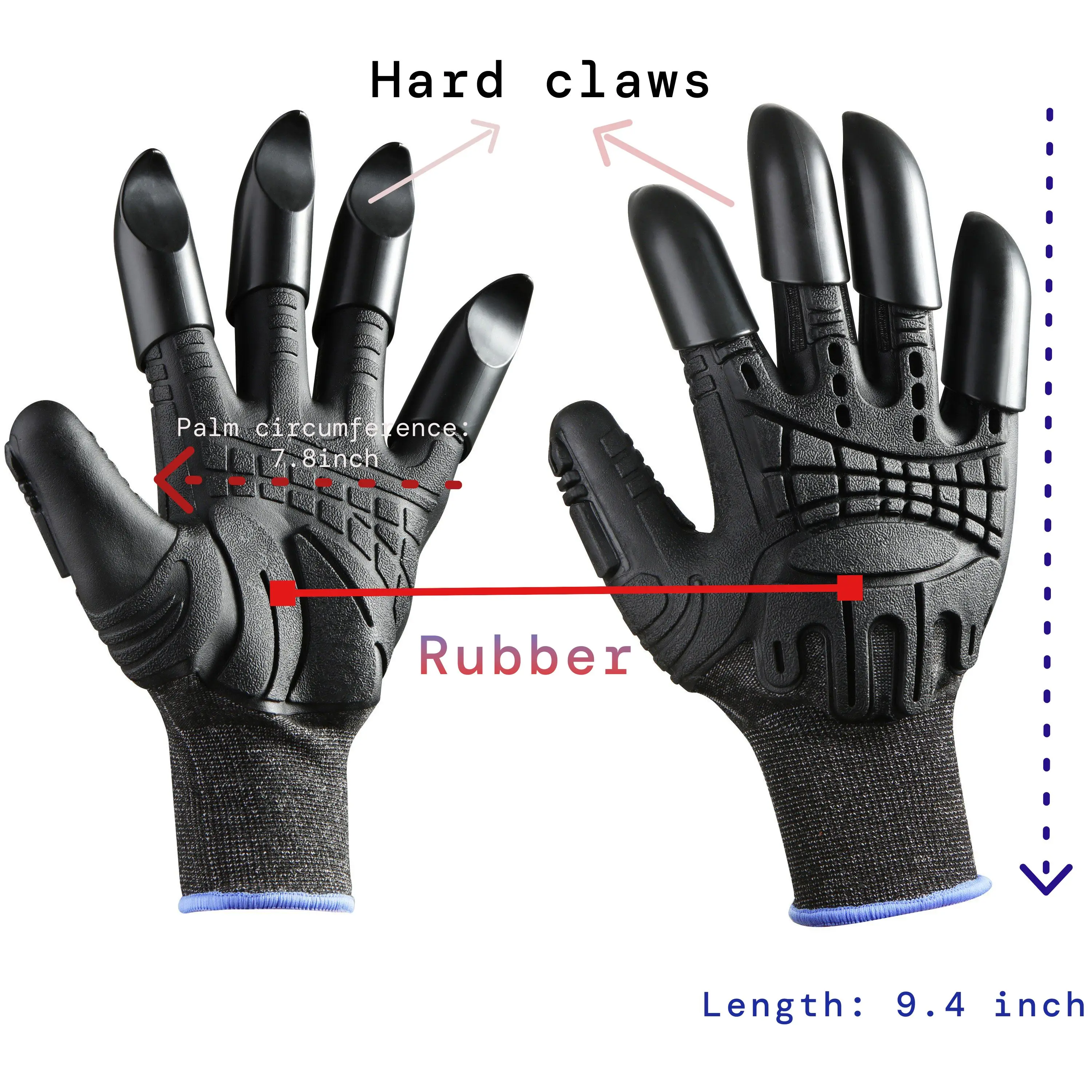 Protective Gloves Camping Gardening Picking Beach Comb Thicken Crab Gloves for Live Crabs Pinch Proof Gloves