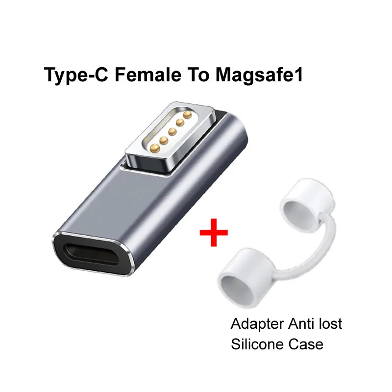 USB Typ C Magnet PD Adapter für Magsafe 1 2 MacBook Air Pro LED Anzeige Schnell lade magnet Stecker Konverter