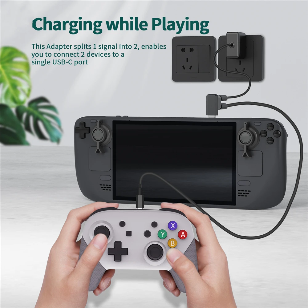 

Rocker Protection with Back Bracket and Type-c Adapter Accessories for Steam Deck for Switch NS Oled/lite Controller