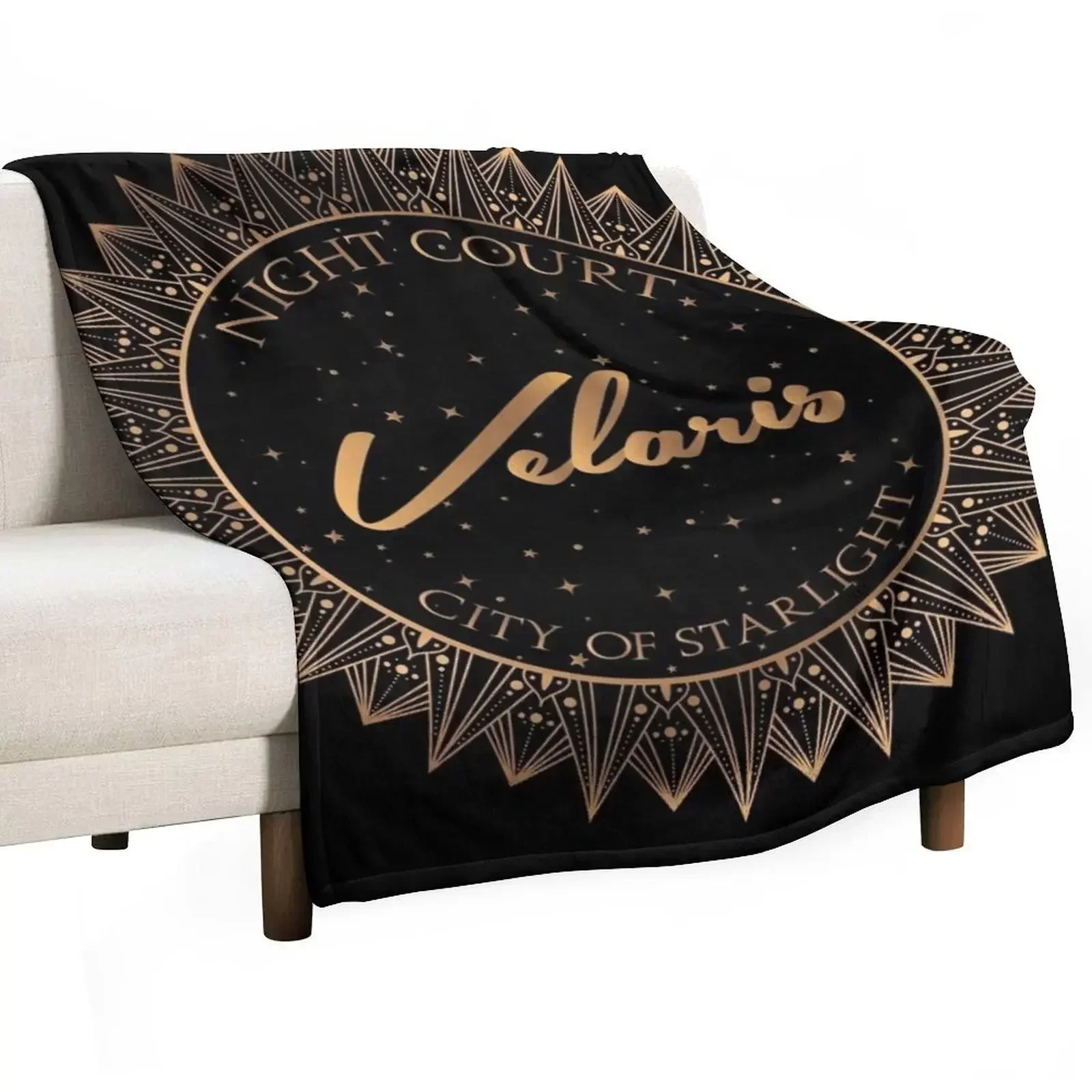 Night Court, Velaris, City of Starlight - ACOTAR Throw Blanket Luxury Throw Weighted Sofas Blankets