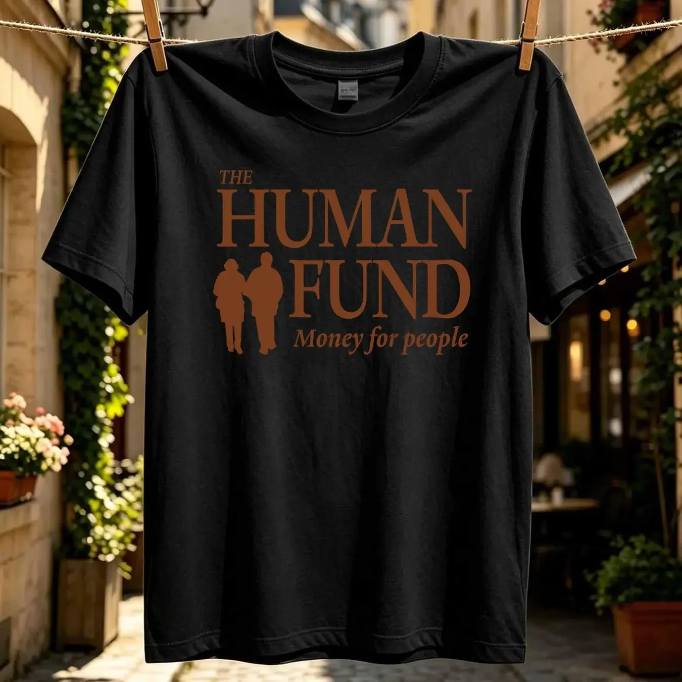 washed T Shirt HUMAN FUND Costanza SEINFELD Curb christmas festivus 2 vintage Washed Versatile Comfortable Stylish