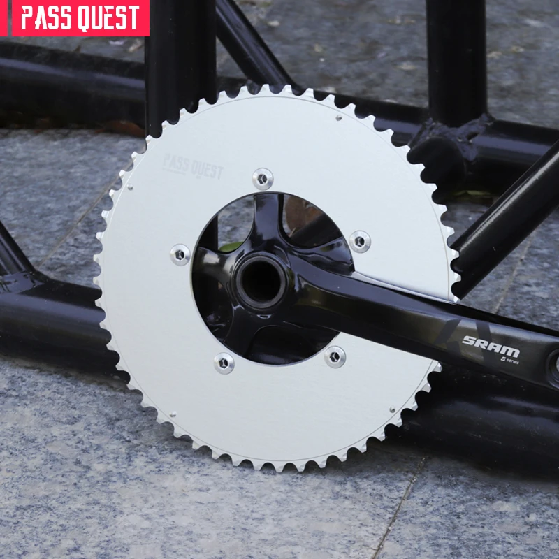 

PASS QUEST 110BCD 5 Bolt Aluminum Bicycle Chainwheel 12 Speed AXS Chain Compatible Road Bike