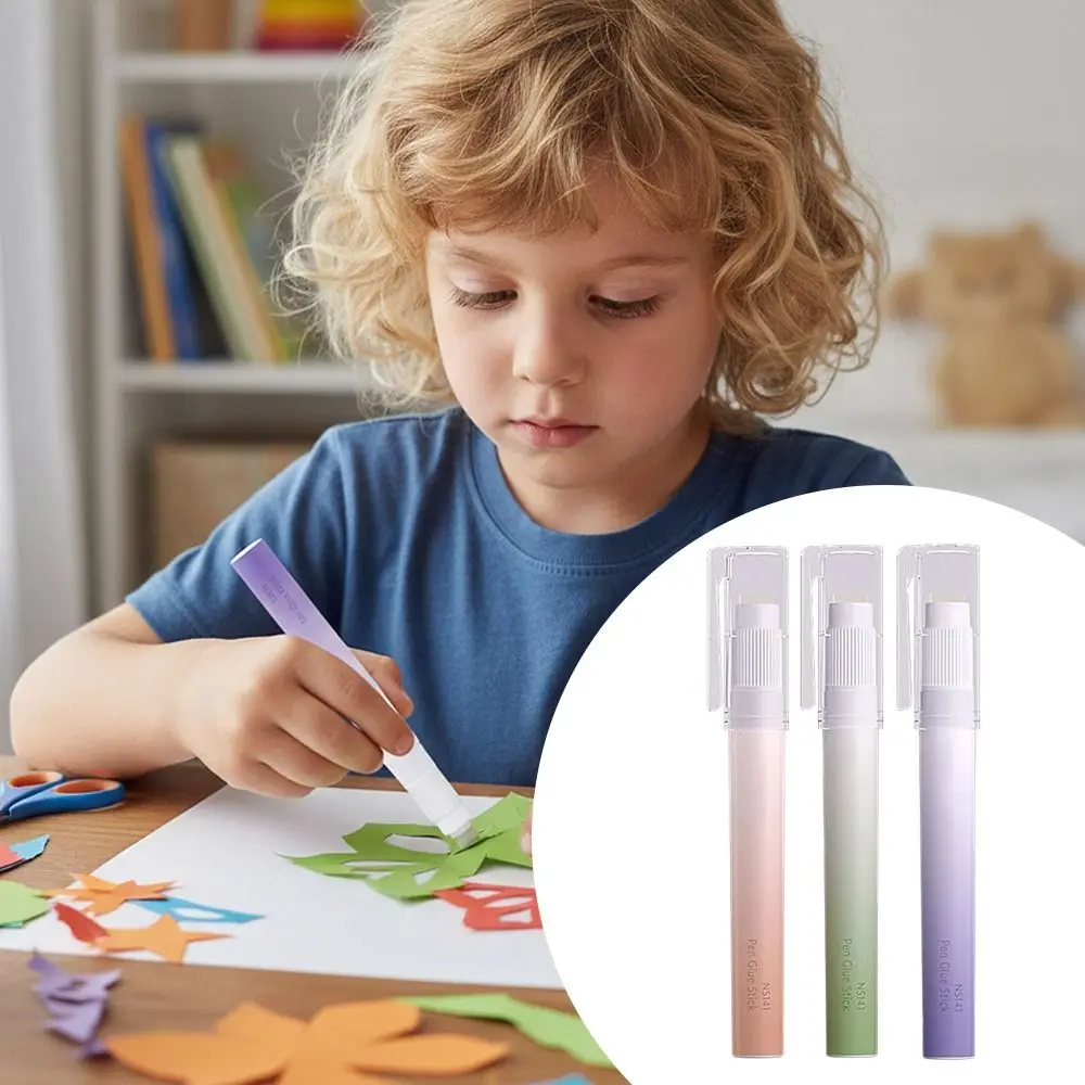 1/3 SZT. Klej w sztyfcie w kształcie długopisu, super mocny klej DIY, klej stały PVA do naklejek papierowych, klej o wysokiej lepkości