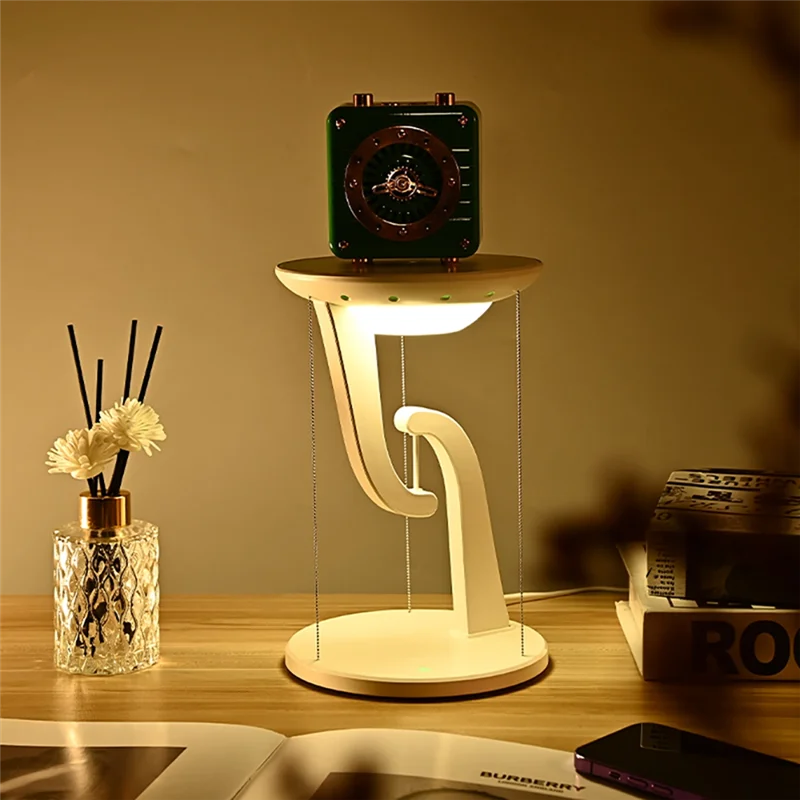 

BAAR-LED Wireless Charging Desk Lamp With Touch Control For Bedroom - Floating Design Novelty Night Light