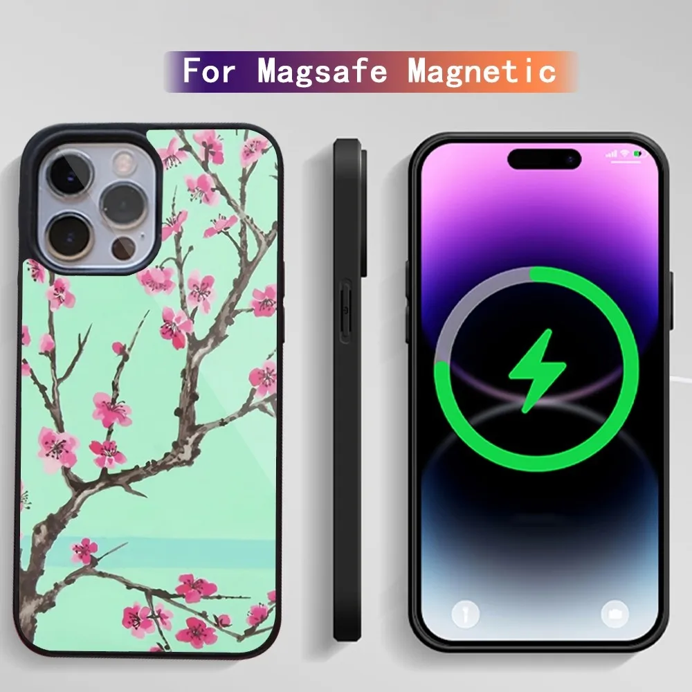 Vaporwave Arizona Iced Tea Aesthetic Phone Case For iPhone 15 14 13 12 11 Plus Pro Max Magsafe Magnetic Wireless Charging