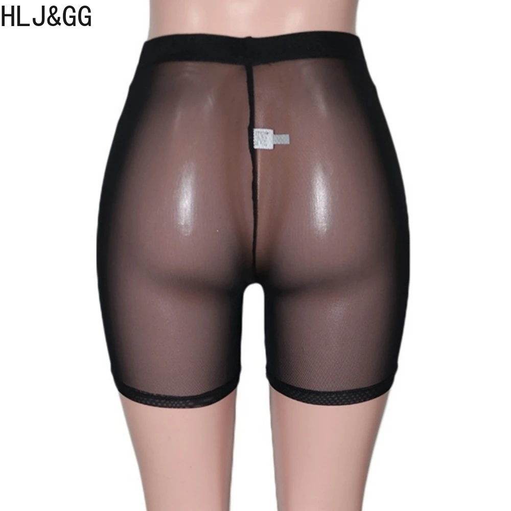 HLJ & GG – ensemble deux pièces pour femmes, haut imprimé à pois, col licou, avec nœud, sans manches, dos nu, haut Slim + short en maille, tenues Streetwear