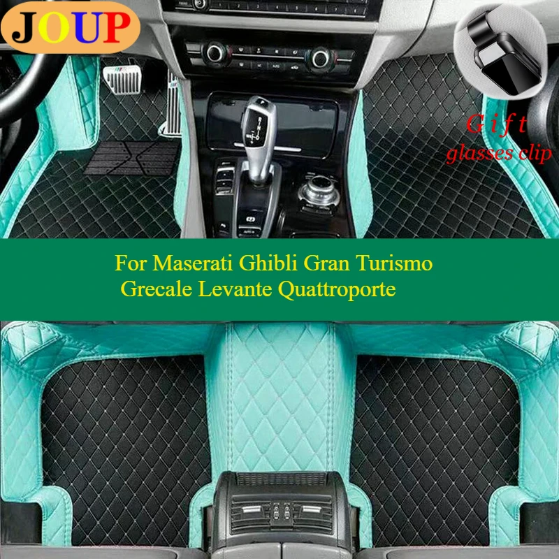 

For Maserati Ghibli Gran Turismo Grecale Levante Quattroporte Car Floor Mats Custom Carpets Covers Left /Right Hand Drive