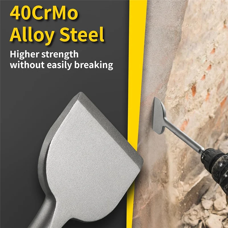 

AA01-SDS Chisel Set, 4Pcs Tile Removal Chisel Bits For SDS Plus Rotary Hammer Drill Attachments, For Demolition Chipping