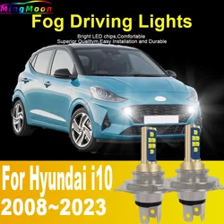 2pcs H4 HB2 9003 Led Headlight Canbus No Error Car Bulb High Power White Fog Light Diode Lamp 12v 55w For Hyundai i10 2008~2023