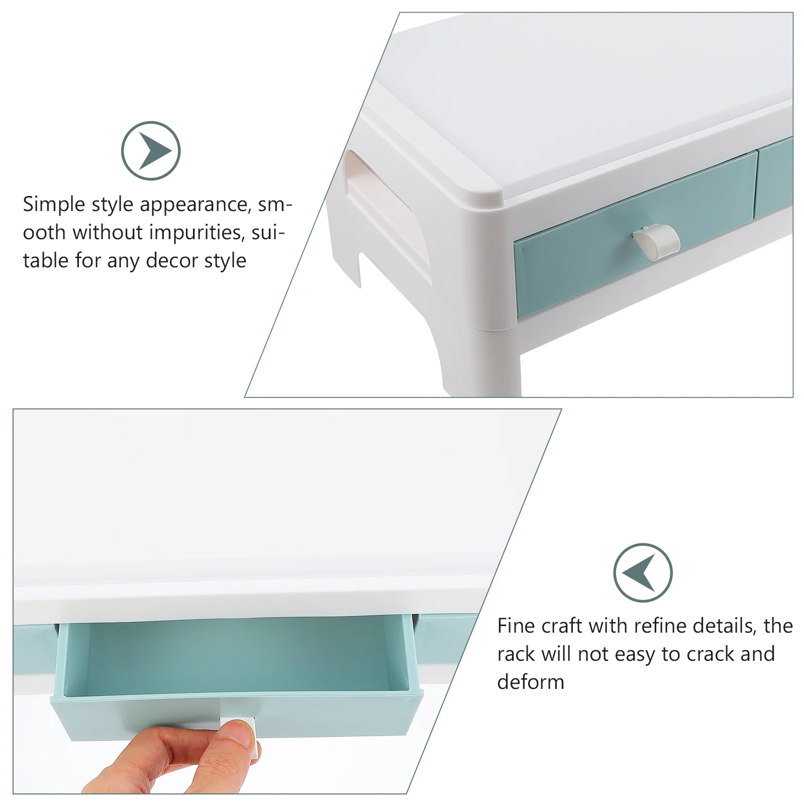 Supporto per monitor singolo Computer portatile Rack di rialzo per archiviazione Desktop in plastica verde Riser