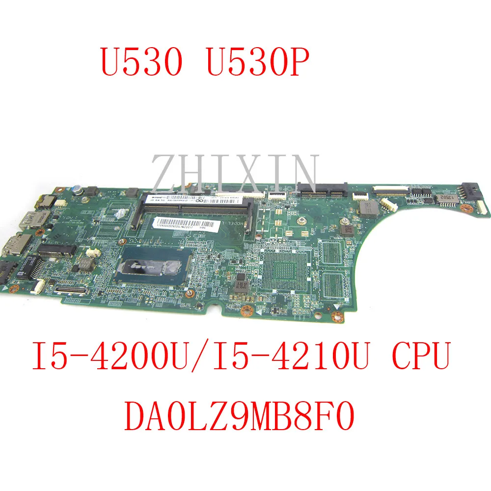 yourui FOR Lenovo Ideapad U530 LAPTOP MOTHERBOARD with I5-4200/I5-4210 CPU DA0LZ9MB8F0 5B20G163651 5B20G16365 full test