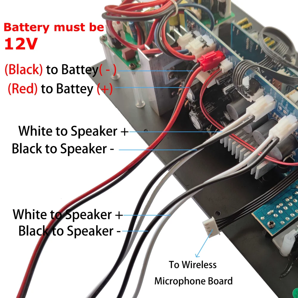 AC 12/110V/220V Digital Bluetooth Mono Stereo 2.0 150W Amplifier Papan untuk 6-18 Inci Speaker dengan Mikrofon Input Gitar