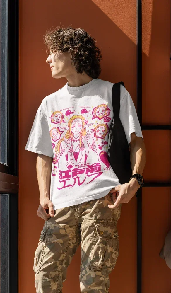 Edomae Elf T-shirt Anime shirt Otaku Elf Manga Kawai Girl Gifts Shirt Soft Tee