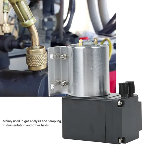 Imagen 2 del producto Bomba de succión al vacío Presión negativa con soporte-80kpa 10W DC24V/DC12V Bomba de succión Accesorios de bomba de análisis de gas