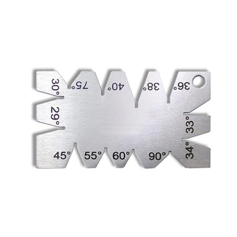 

652F Measurement Instrument Stainless Finder Cutting Gage Template Metalworking Screw Thread Gauge Portable