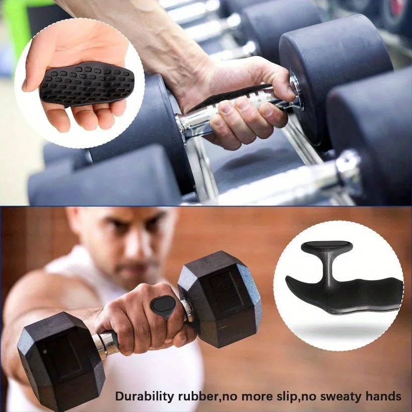 Ein Paar Fitness-Trainingszubehör, rutschfeste Trainingsgriffe, Gummigriffe für Gewichtheben, Klimmzüge und Training im Fitnessstudio – Detail 3
