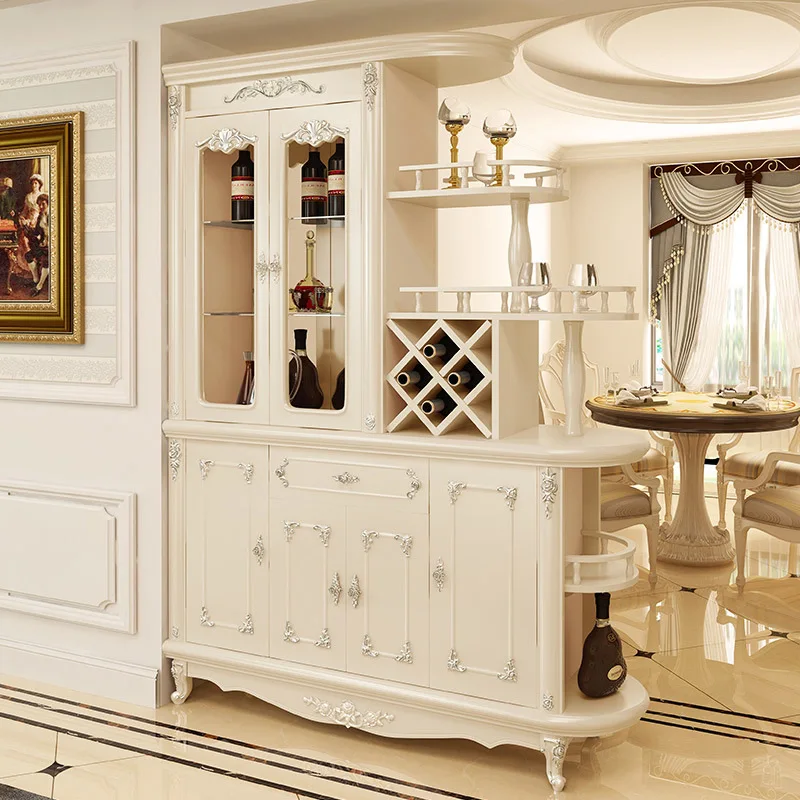 European-style entrance  wine  living room partition  double-sided room hall  screen entry