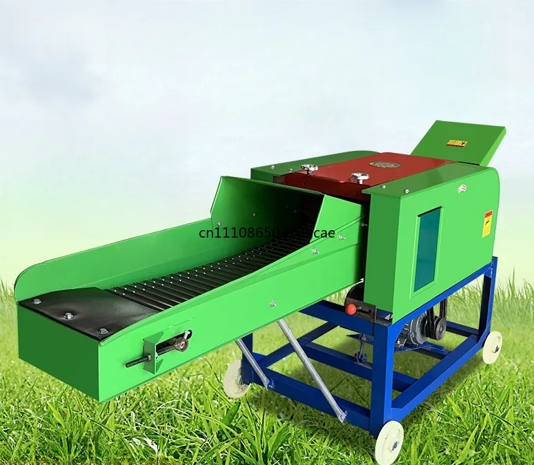 For 220V Wet Dry Chaff Cutter & Straw Kneader Integrated Machine Corn Stalk Shredder For Cattle Sheep Farm Feed Processing