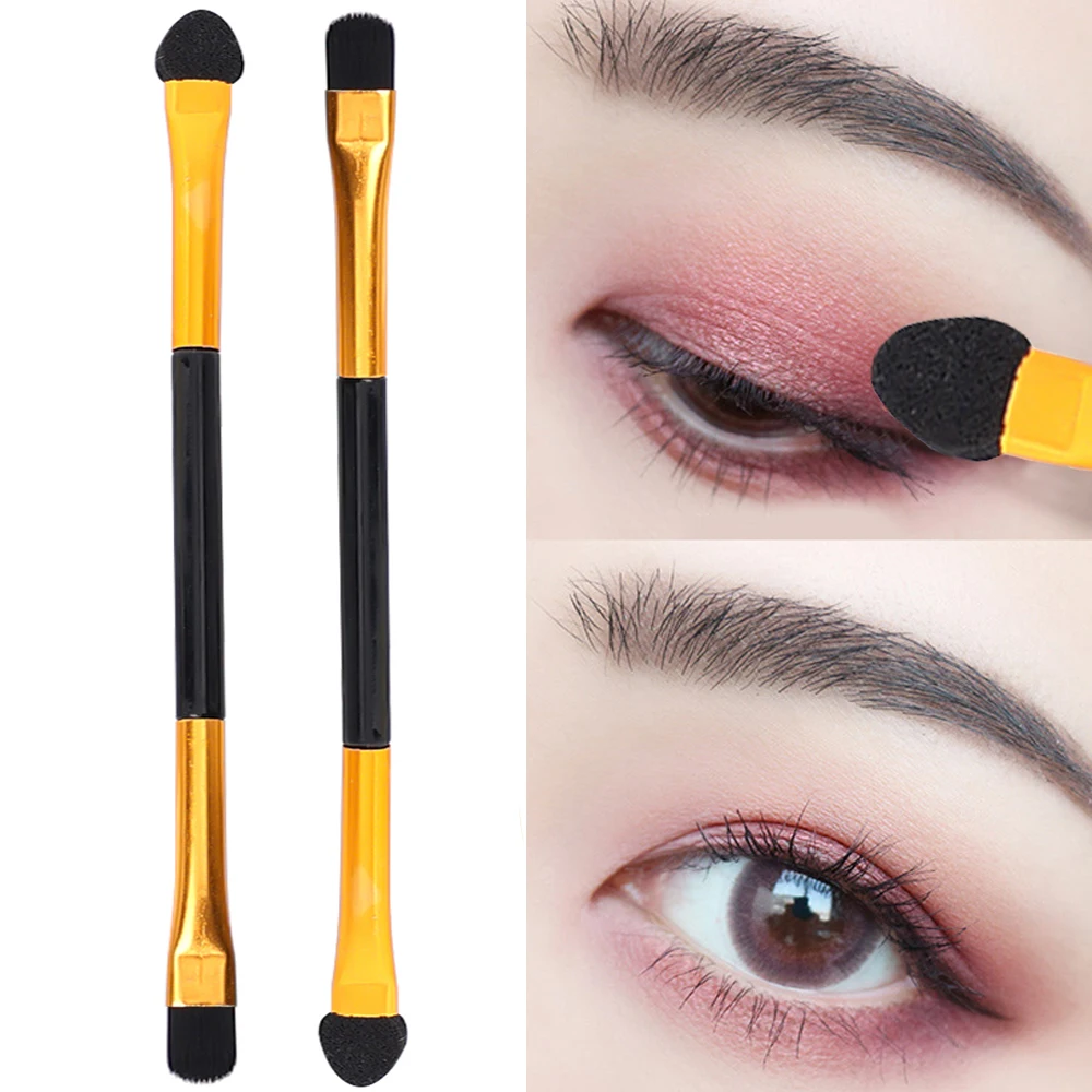 1PCS Double Headed Makeup Brushes Tools Eyeshadow Eyeliner Blush Make Up Beauty Cosmetic Brushes Ultra Soft Eye Shadow Brushes