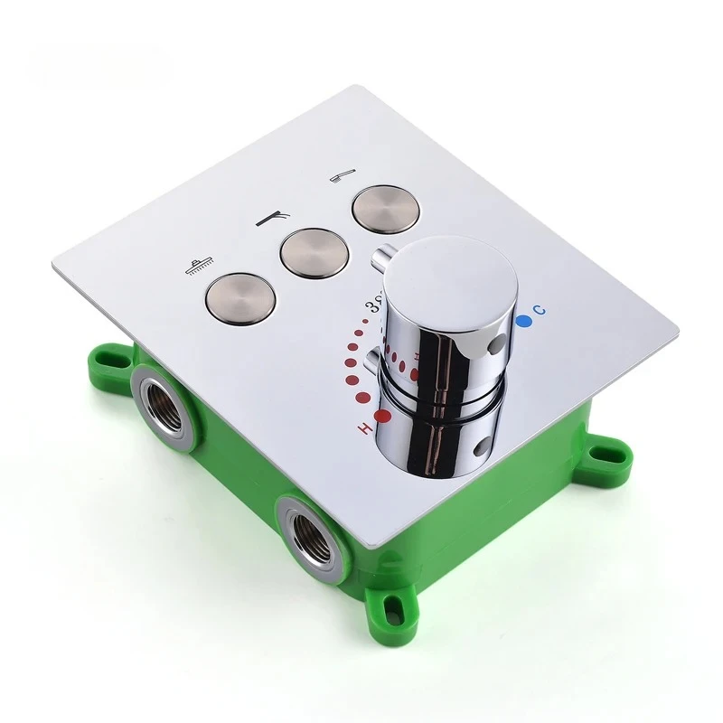 

Настенный кнопочный смеситель, скрытый термостатический клапан, аксессуары для душа в ванной комнате