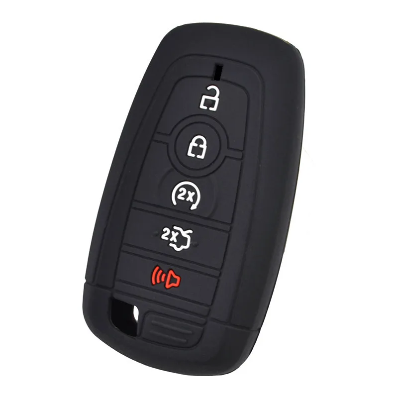 For Ford Bronco F150 Raptor Edge Expedition F250 F350 F450 F550 2019 2020 Car Key Fob Ring Keychain Cover Case Shell Protector
