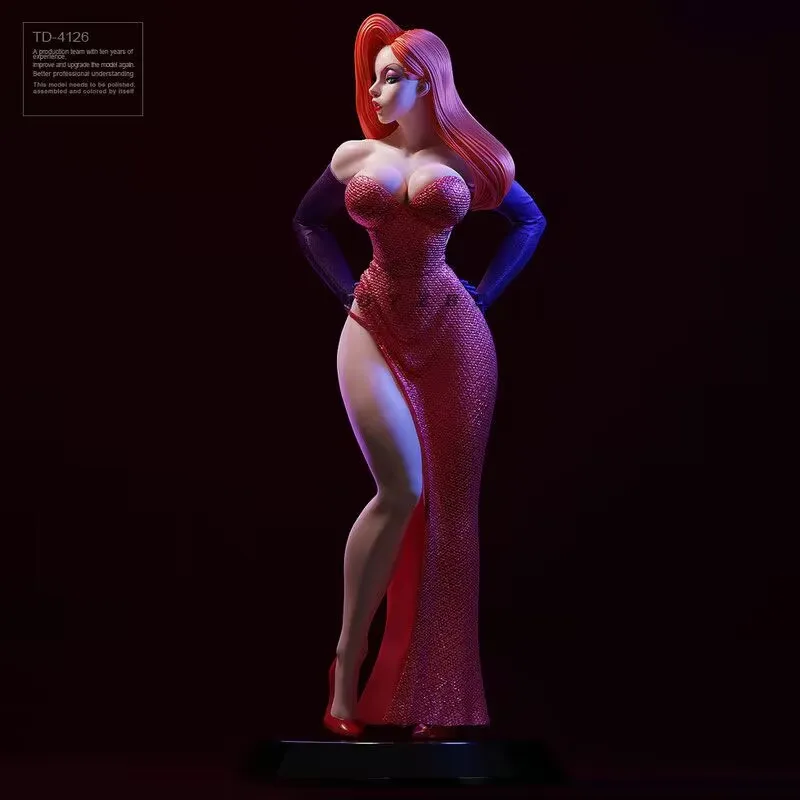 

Elegant And Sexy Jessica 1/24 Scale Resin Figure Model Kit Assemble Miniatures Unassembled Unpainted Collecting Hobby Toys Gifts