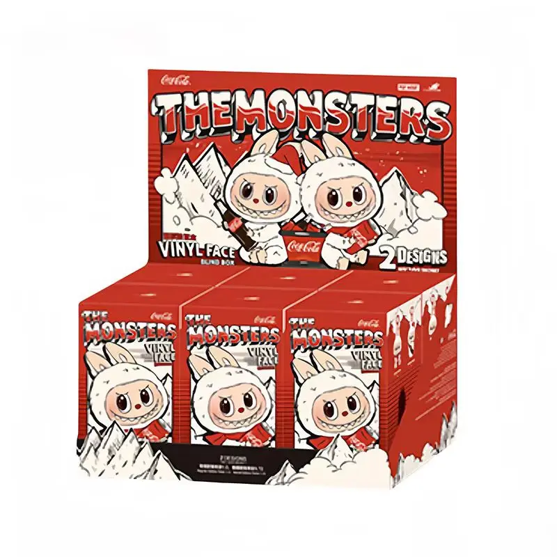 Pop Mart Labubu The Monsters Coca-Serie Vinyl 3.0 Blind Box Mystery Box Guess Bag Plüschtiere Puppe Niedliche Anime-Figur Ornamente