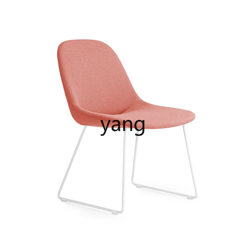 Yjq Simple Office Chair Long-Sitting Comfortable Meeting Conference Chair Office Negotiation Leisure Chair