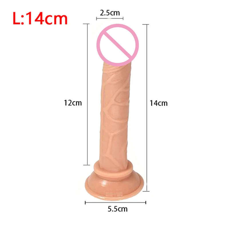 Soft Sexy Huge Dildo Skin Feeling Realistic Penis Sex Toys For Women Big Dicks Double Layersilicong Suction Cup Anal Vibrator