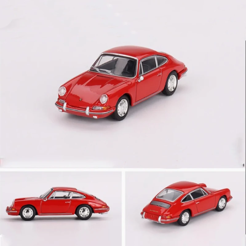 

MINI GT 1:64 Scale 901 1963 911 Red Simulation Alloy Car Model Static Display Collectible Gift Toy Souvenir Decoration