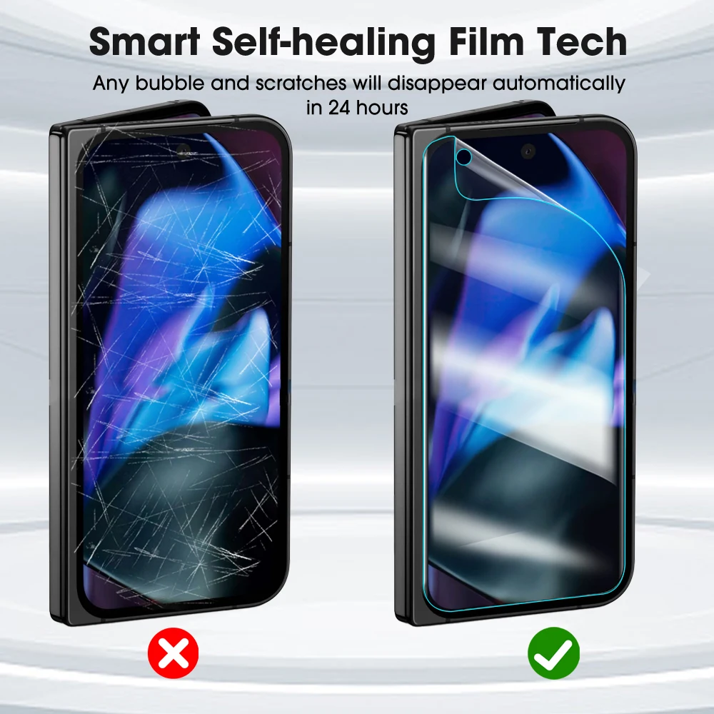 9in 1 Film Soft TPU Screen Protectors for Google Pixel 9 Pro Fold Hydrogel Film Front Back Inner Full Coverage Protective Films