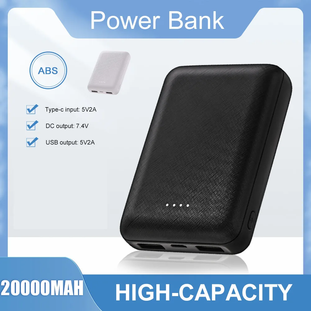 New Power Bank 20000mAh Portable Mini Charger Fast Charging External Battery Pack for Heating Vest Jacket Scarf Socks Gloves