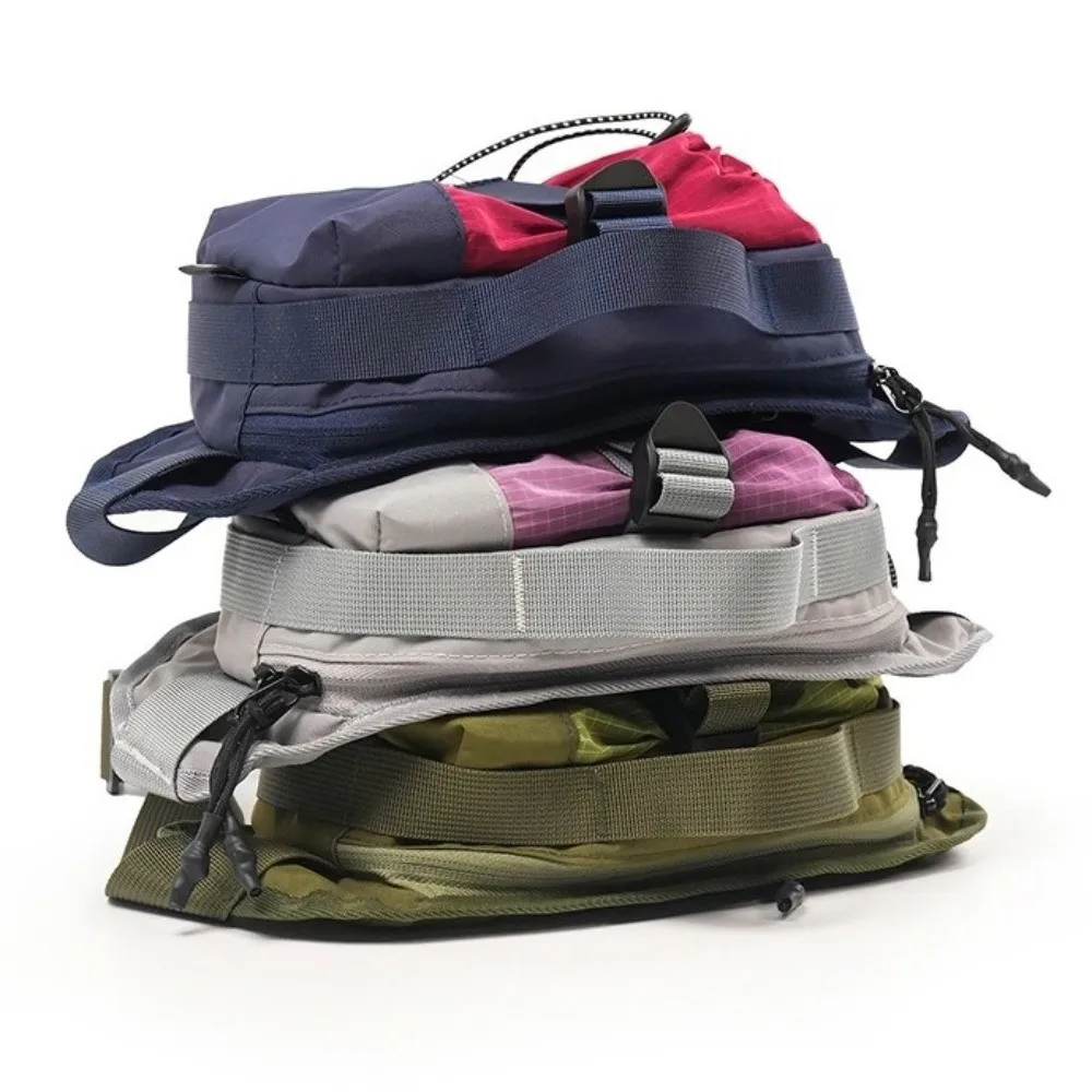 Water Bottle Holder Water Bottle Waist Bag Waterproof Color Blocking Climbing Water Bottle Bag Large Capacity Compartment