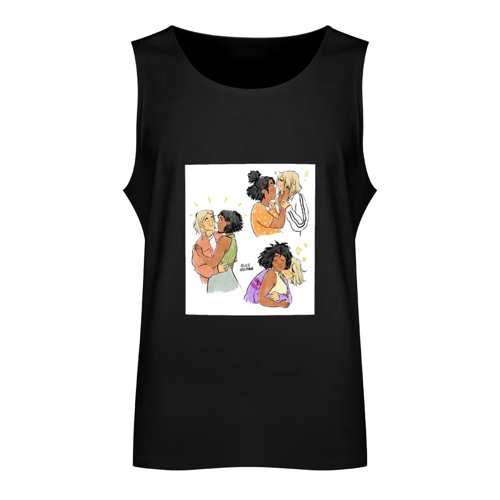 Tara and Darcy Tank Top t shirt gym summer Men's tops