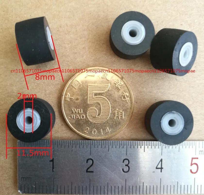 

ОК 5 шт. 11,5*8*2 мм прижимной ролик для JVC/движения Deck/высококачественный шкив давления звука