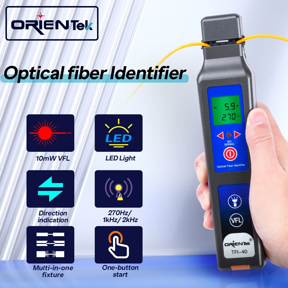 Live Fiber Optical Identifier Orientek TFI-40 Traffic Detector Manufacturer Identificador De Fibra