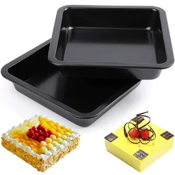 1PC  Nonstick Pans Square Cake Pan Metal Bread Baking Mold Microwave Oven Baking Tray Bakeware Kitchen Accessories Tool